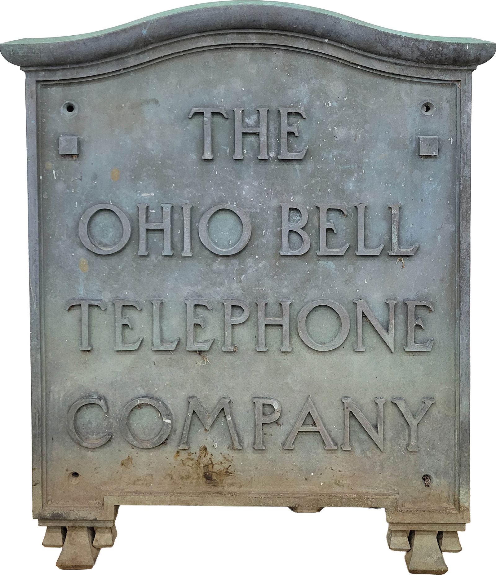 The Ohio Bell Telephone Company Cast Iron Sign (1 of 2)