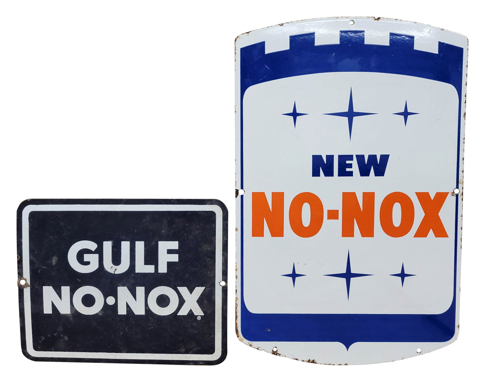 Gulf No Nox Gas Pump Plates (1 of 1)