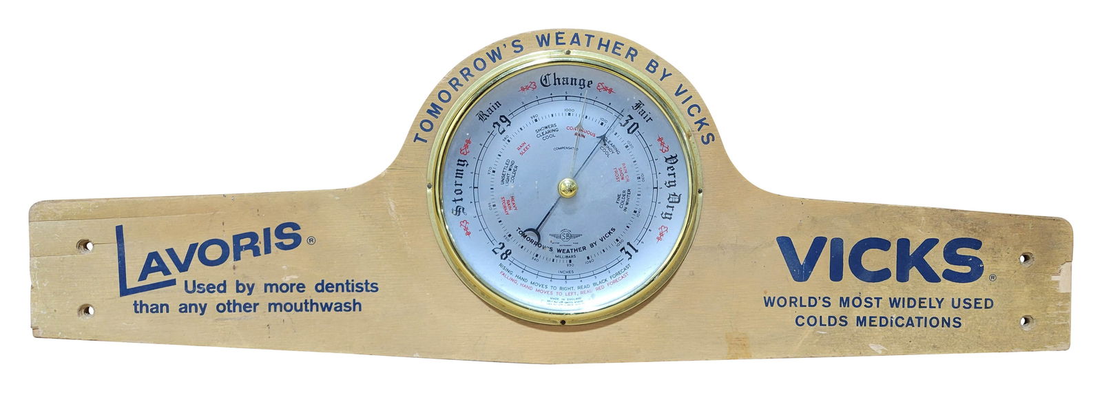 Tomorrow's Weather By Vicks Barometer (1 of 2)