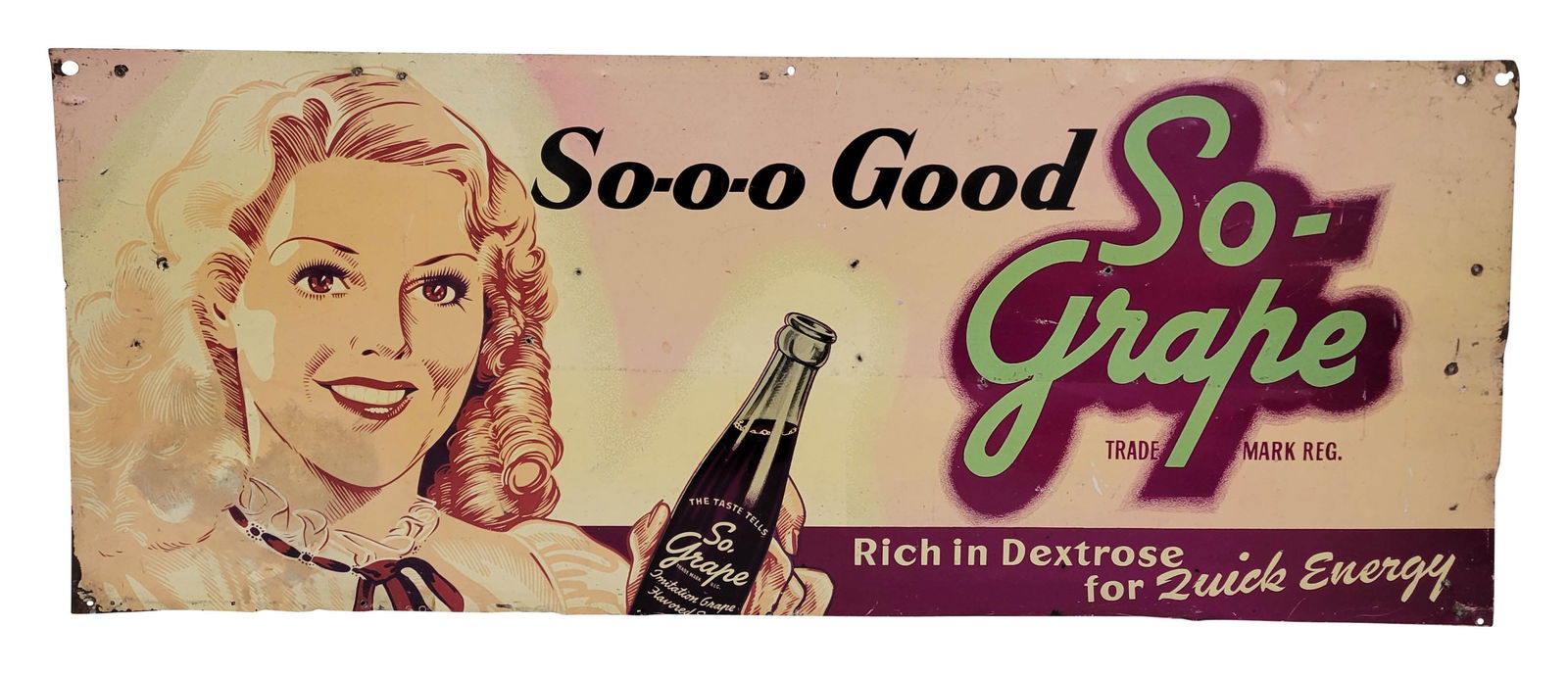 So Grape So Good Single Sided Tin Sign (1 of 2)