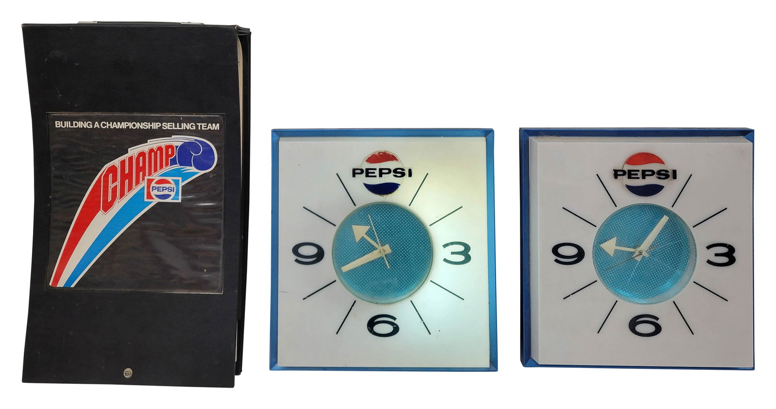 Pepsi Clocks and Marketing Binder (1 of 5)