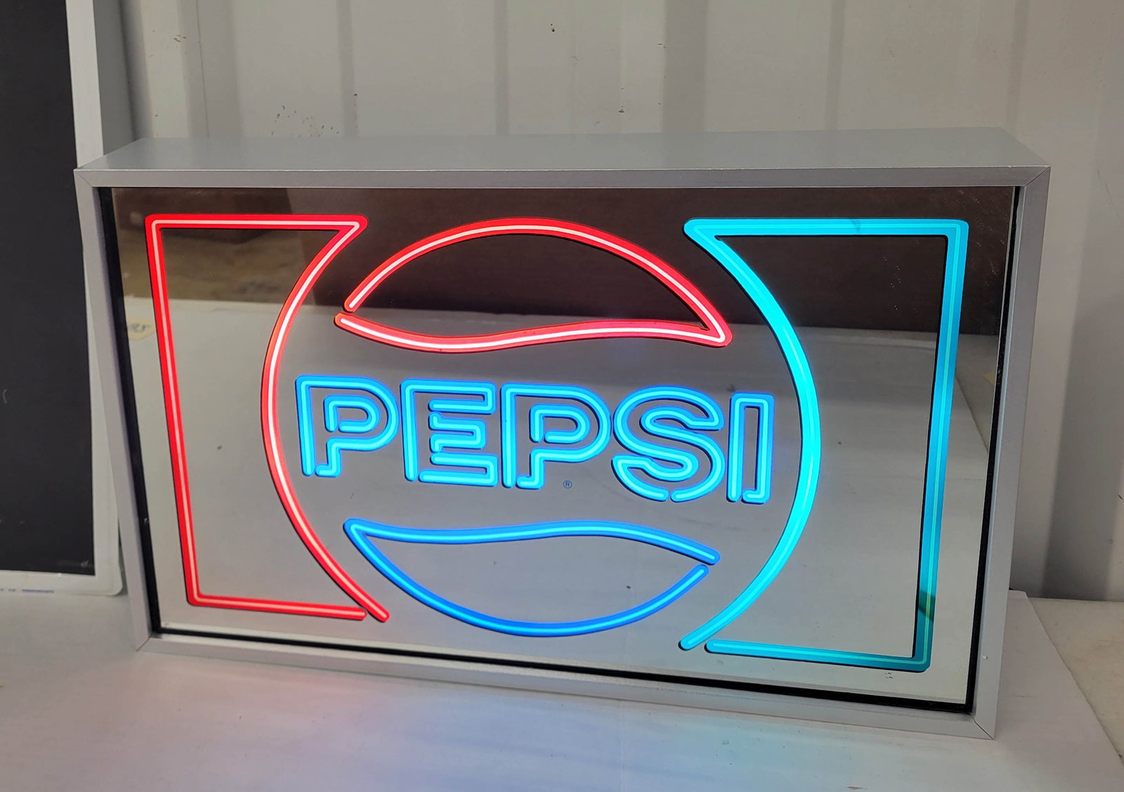Pepsi License To Chill Menu Board and Pepsi Mirror Light - 2