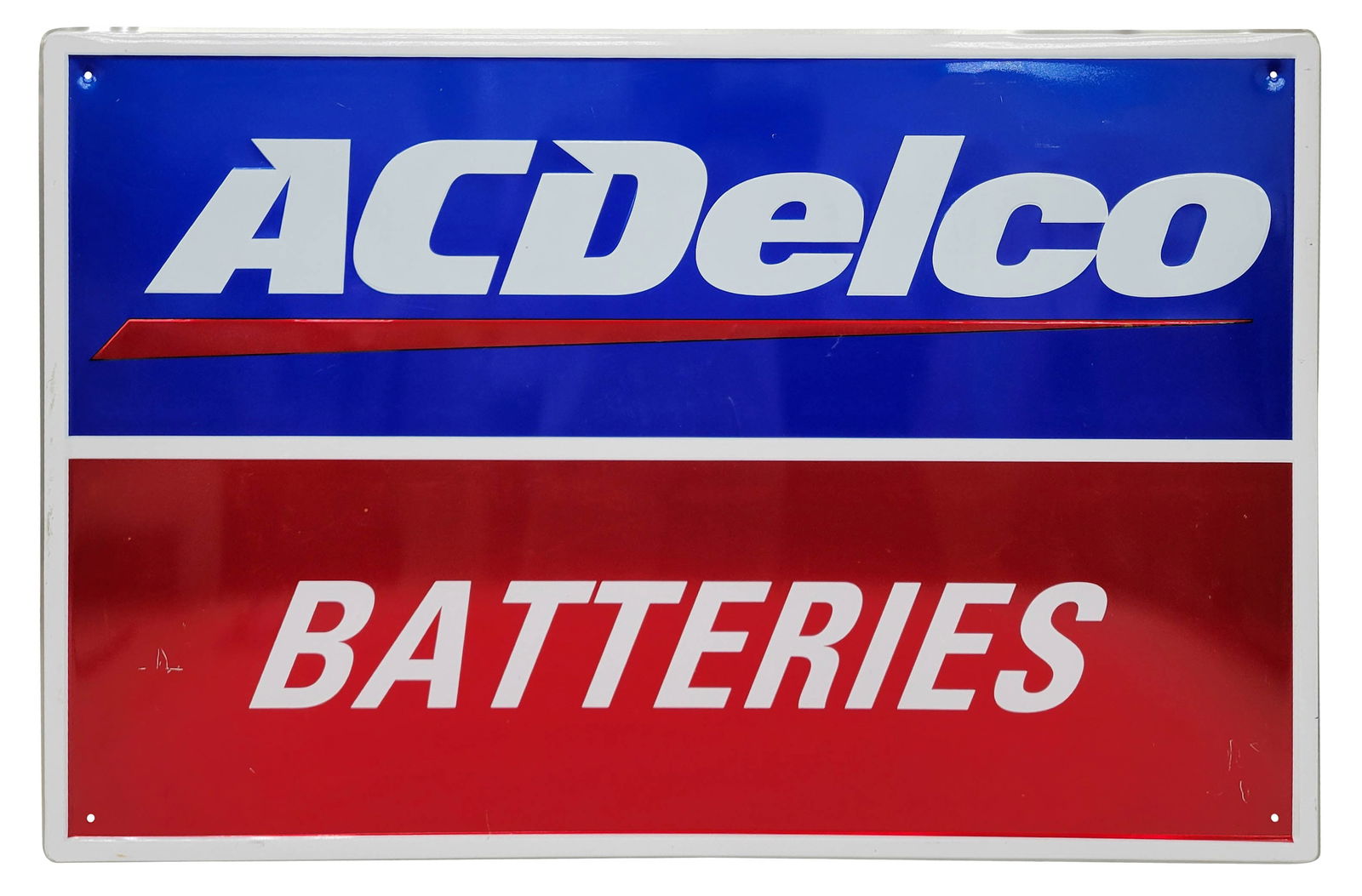 AC Delco Batteries Single Sided Tin Sign (1 of 2)