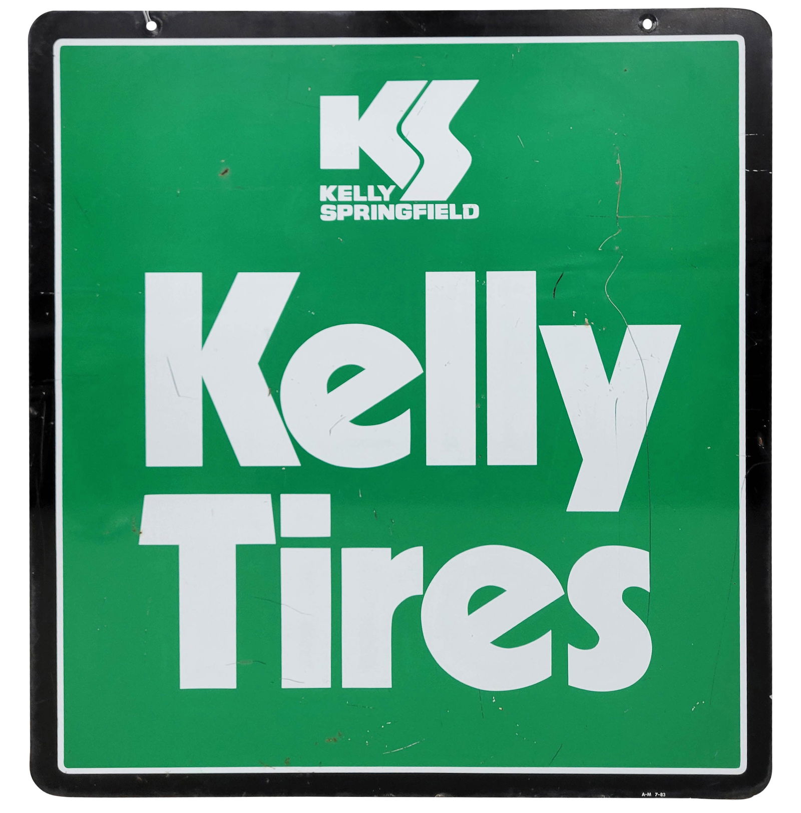 Kelly Springfield Tires Double Sided Tin Sign (1 of 2)