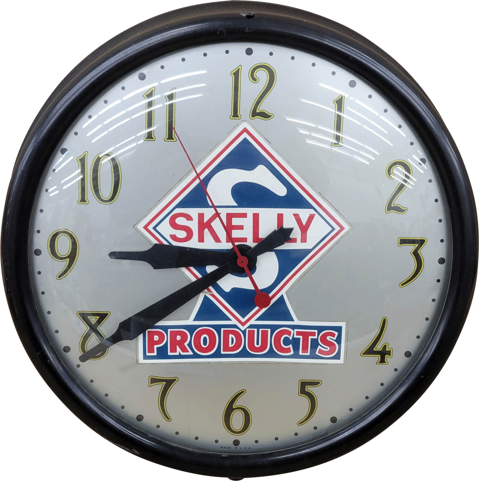 Skelly Products Advertising Clock (1 of 2)