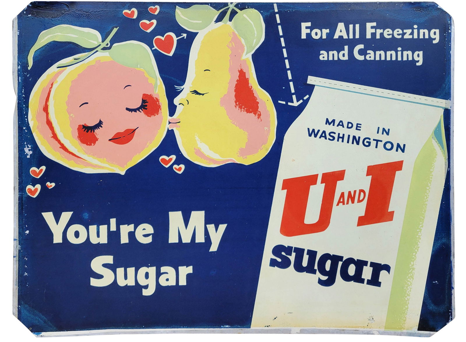 U and I Sugar Single Sided Sign (1 of 2)