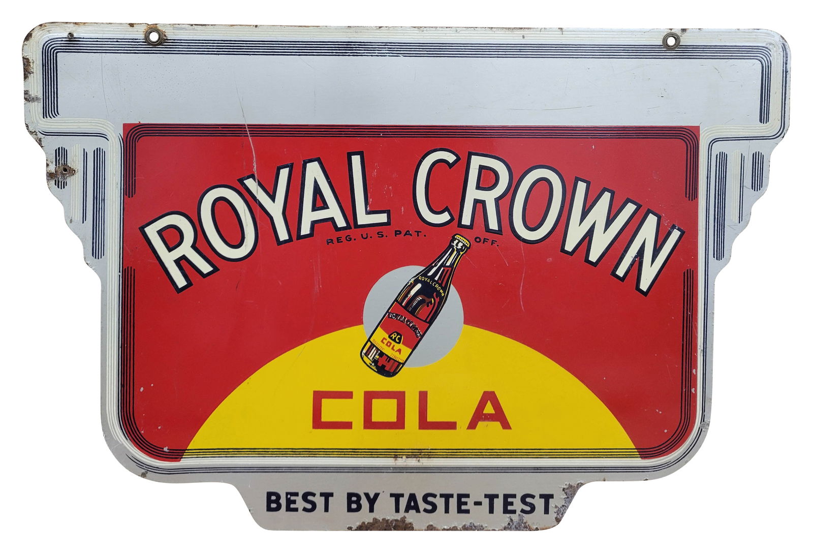 Royal Crown Cola Double Sided Tin Sign (1 of 2)