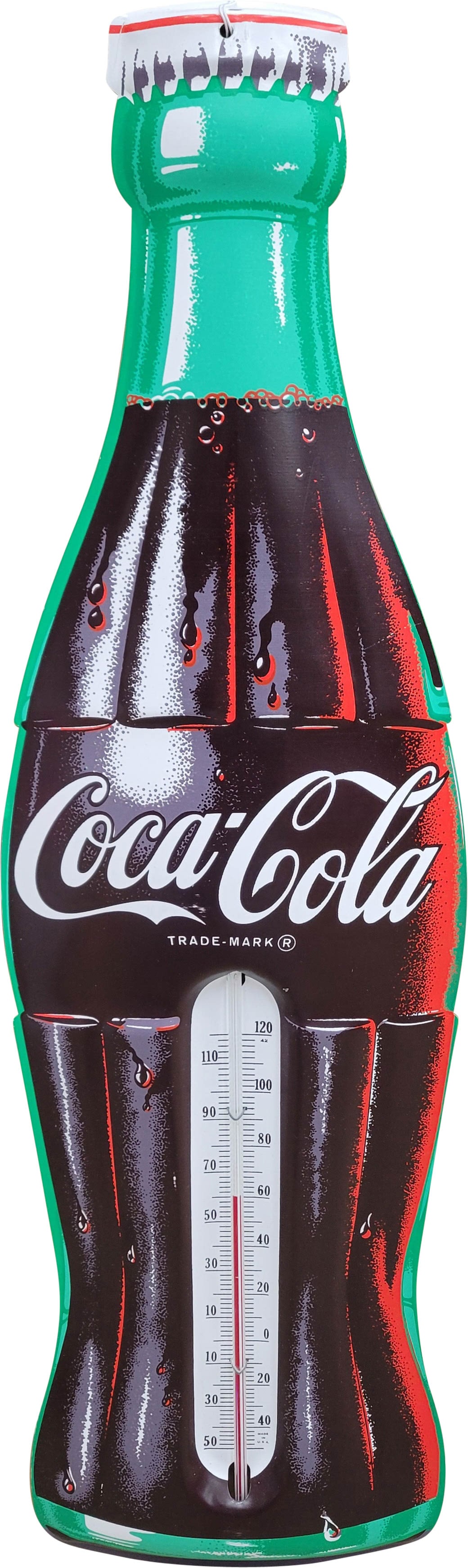 1980s Coca Cola Large Sized SST Bottle Thermometer w/ Box (1 of 2)