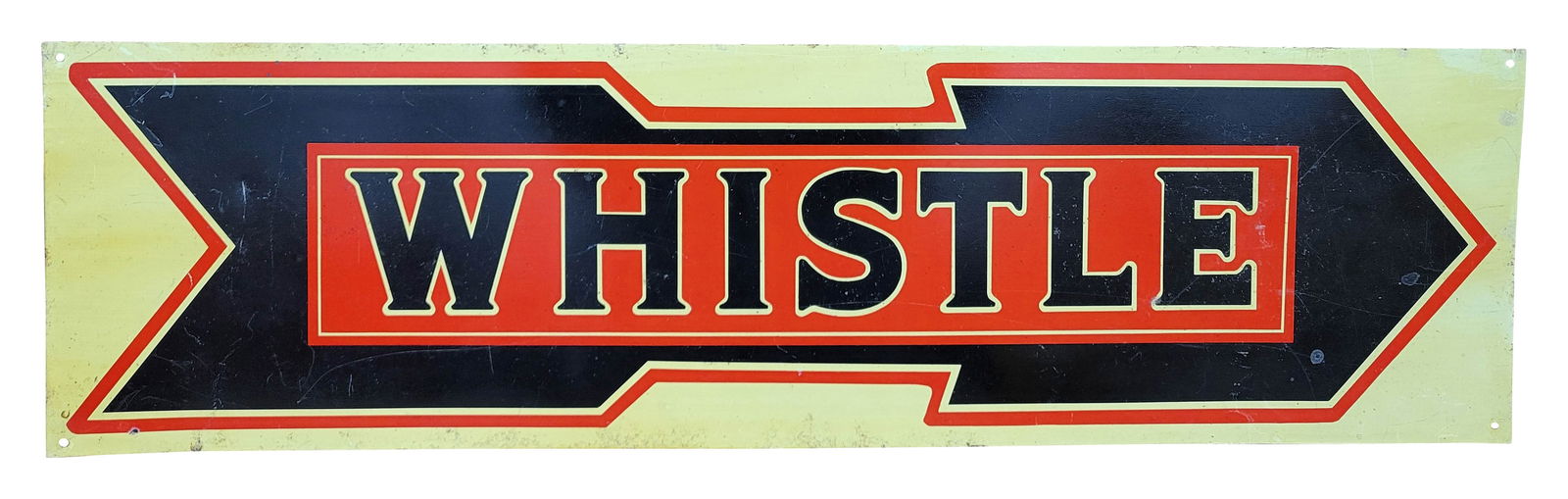 Whistle Single Sided Tin Sign (1 of 2)