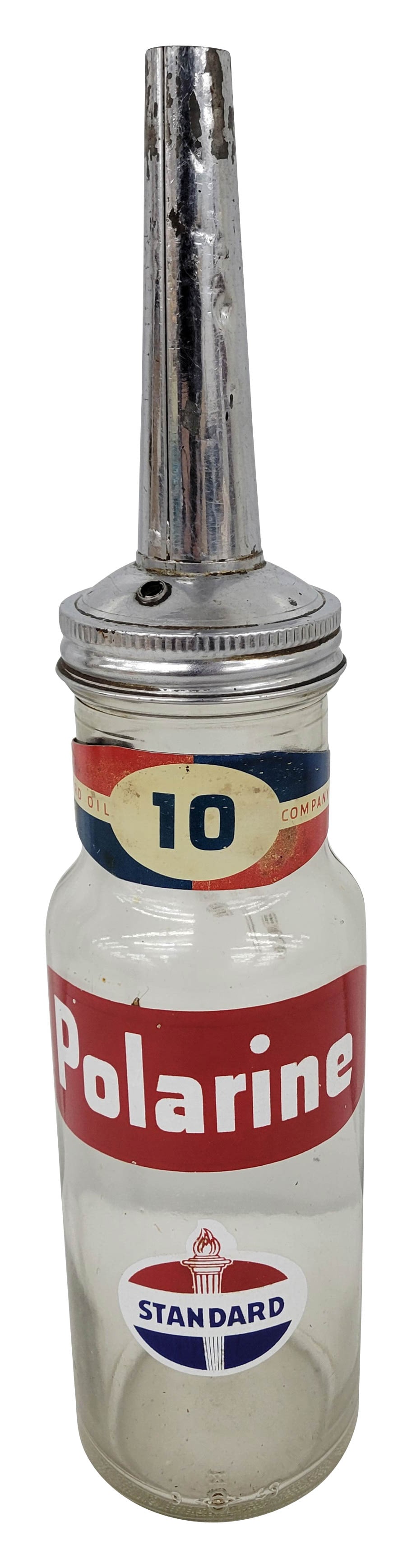 Standard Polarine One Quart Oil Bottle (1 of 2)
