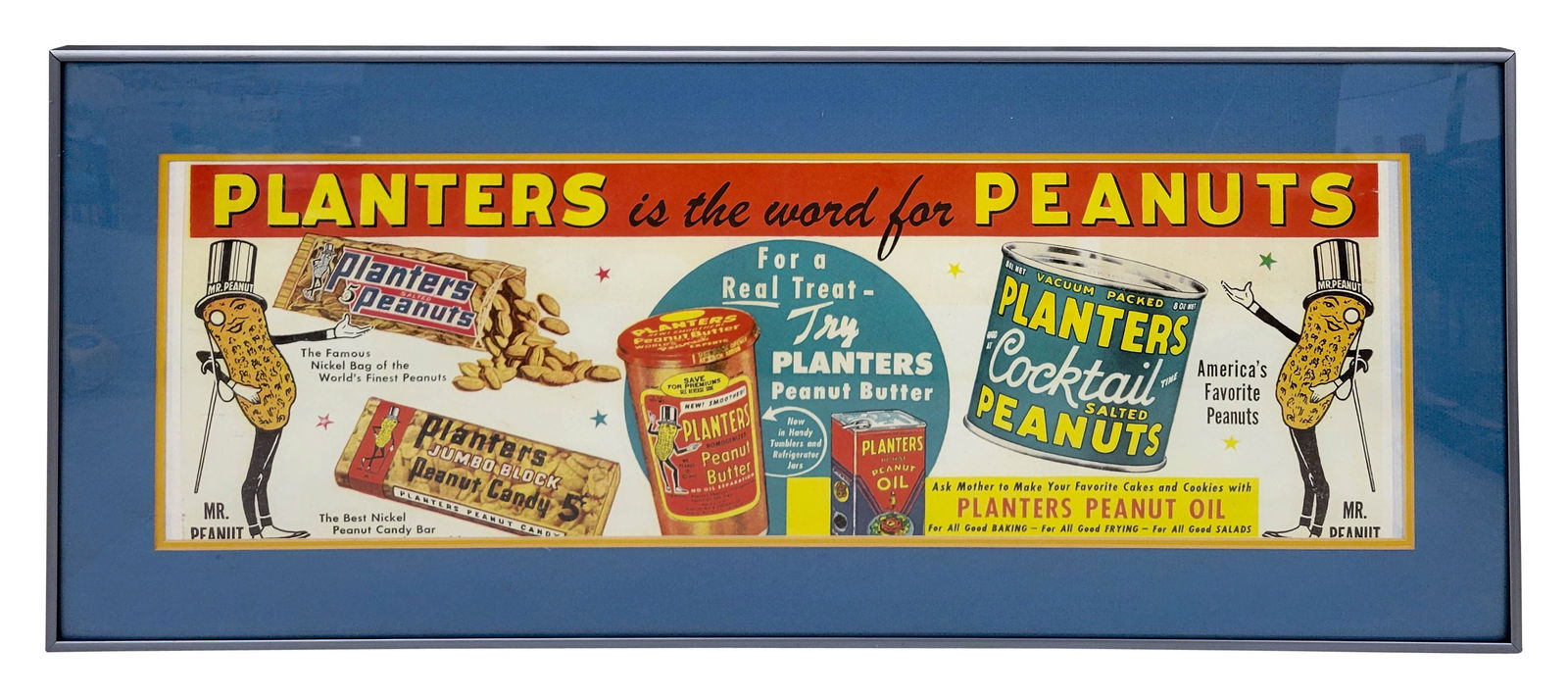 Planters Peanuts Framed Advertising (1 of 2)