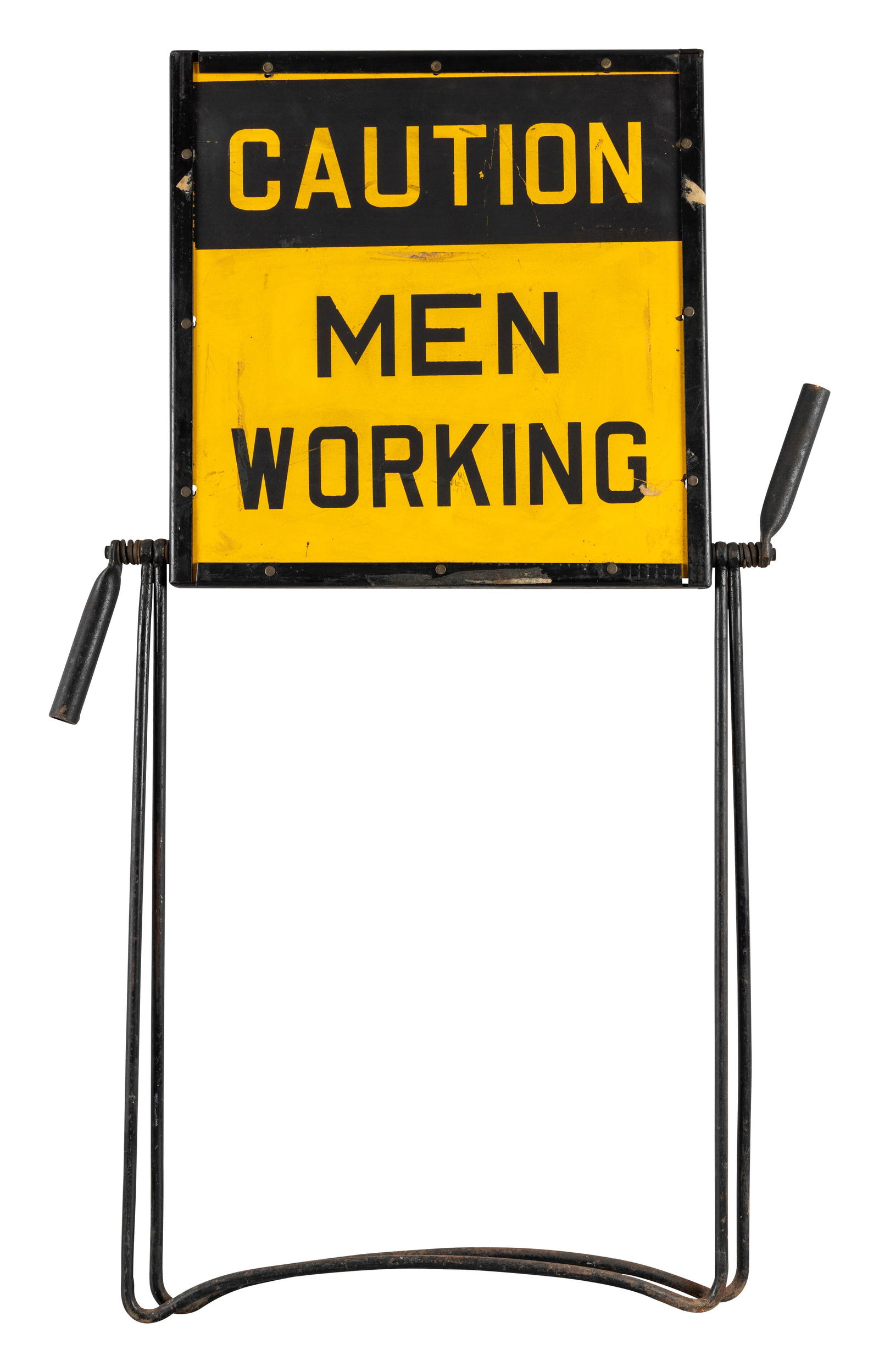 Caution Men Working DST Road Highway Sign w/ Stand (1 of 2)