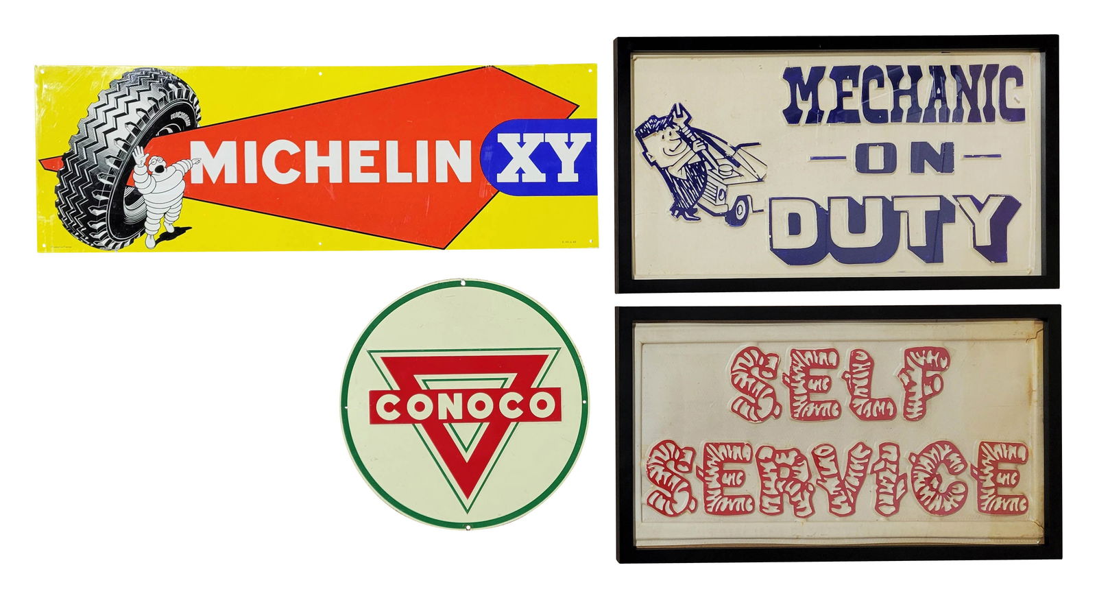 Conoco, Michelin, and Service Station Signs (1 of 3)