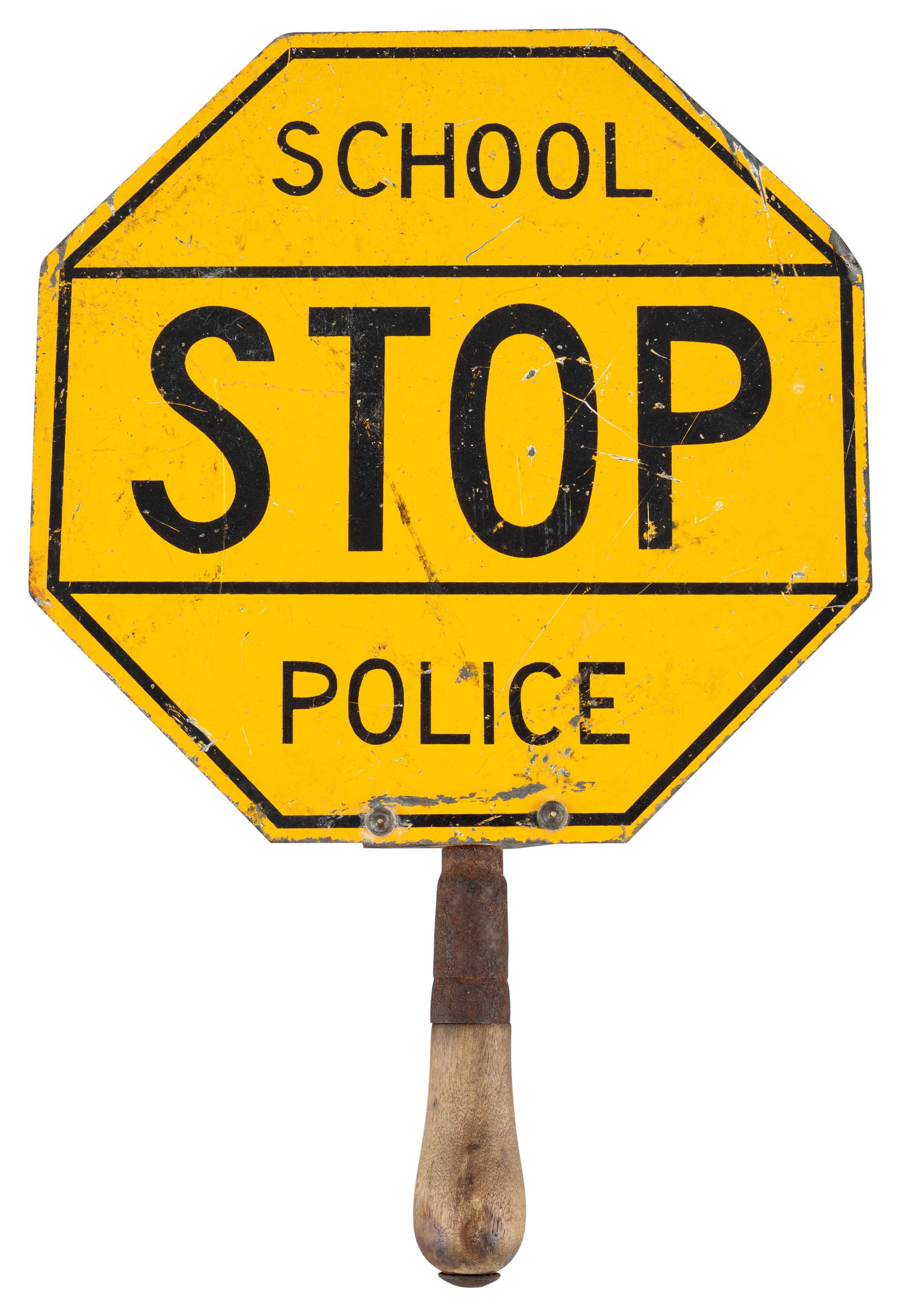 Stop School Police Handheld DST Sign (1 of 2)