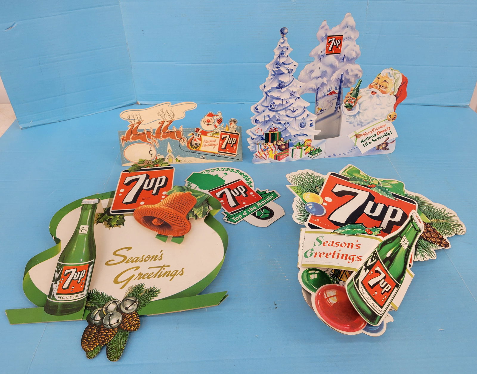 7up Christmas Advertising Lot (1 of 12)