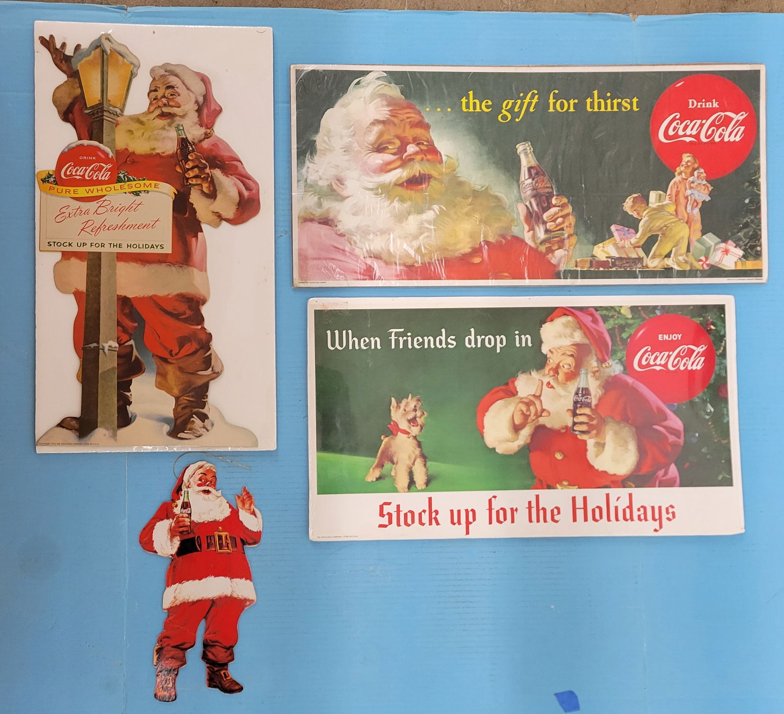 Coca Cola Christmas Santa Advertising Lot (1 of 5)