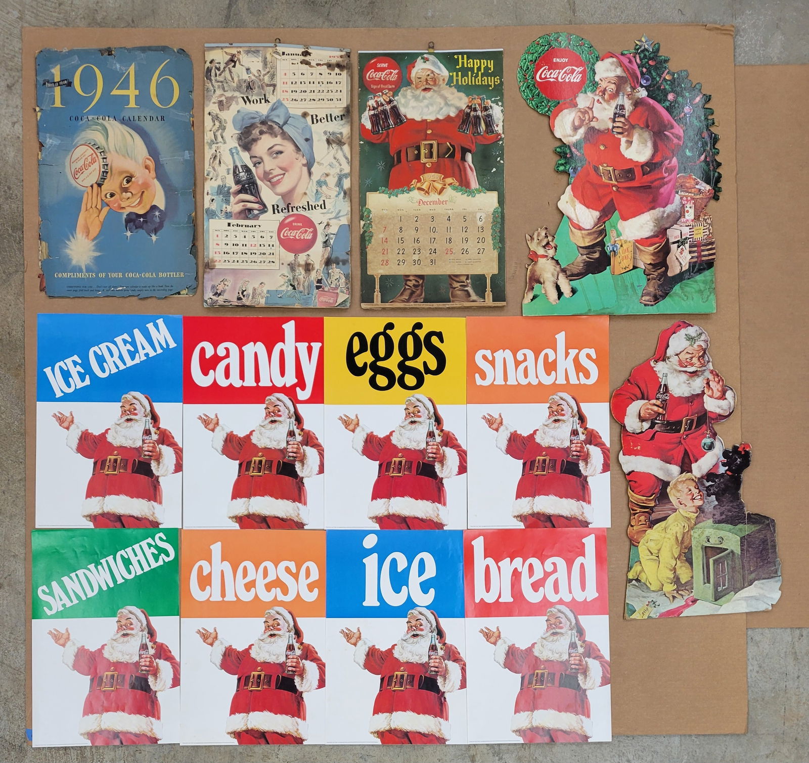 Coca Cola Holiday Santa Christmas Advertising & Calendars (1 of 7)