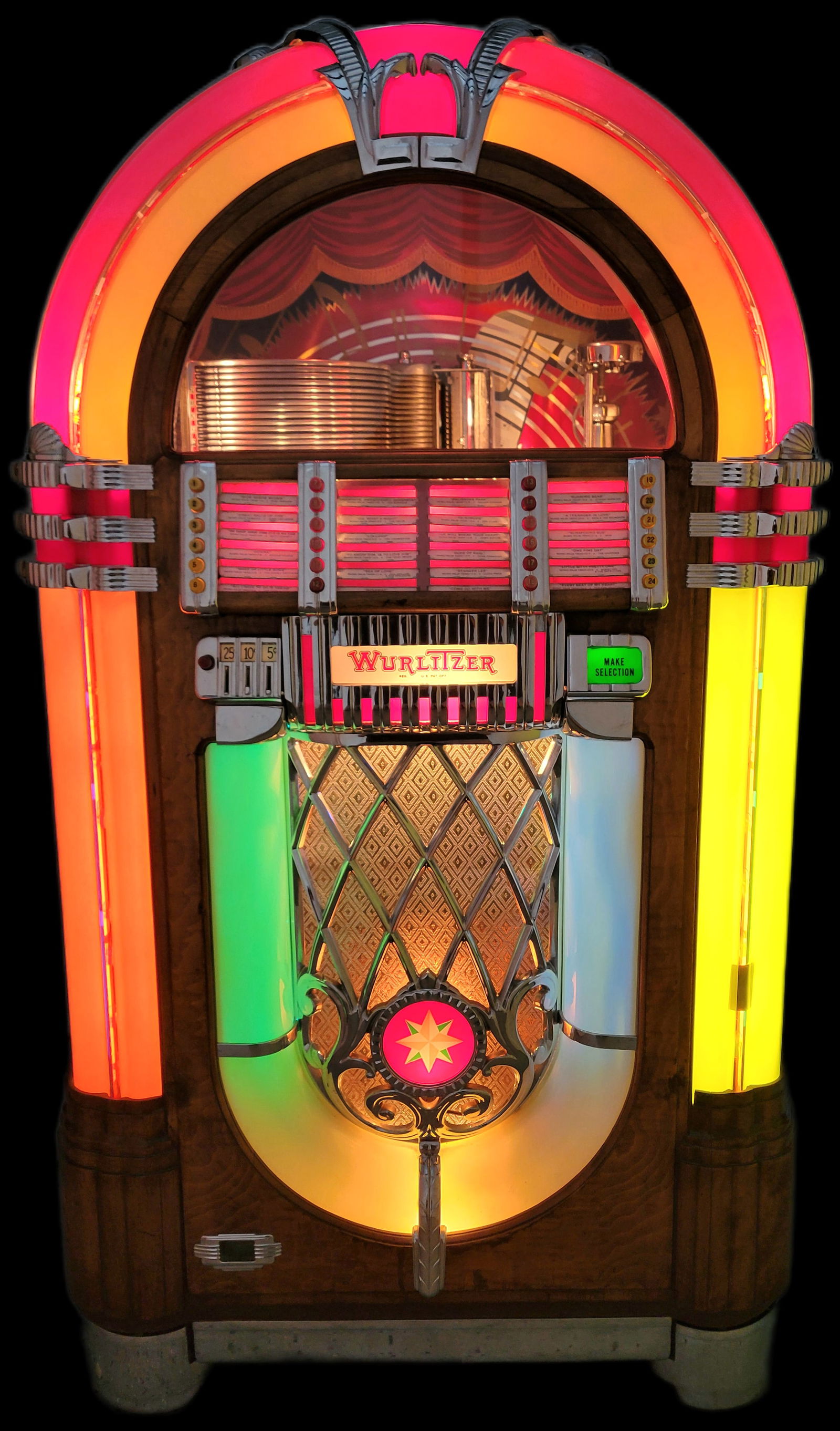 Mini Wurlitzer Micro Cassette Player Jukebox