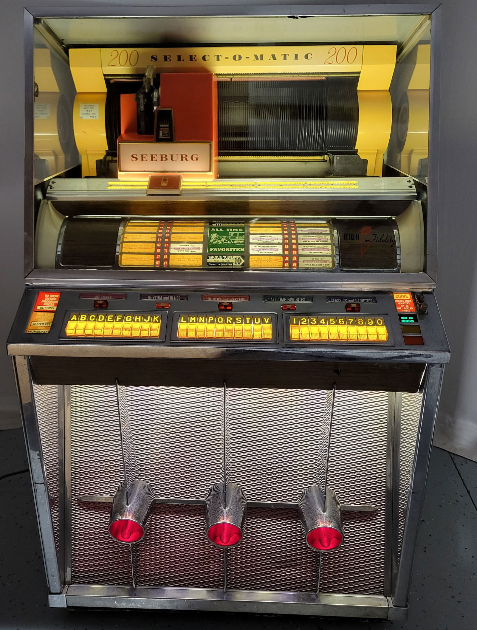 Seeburg Teardrop Jukebox Speaker