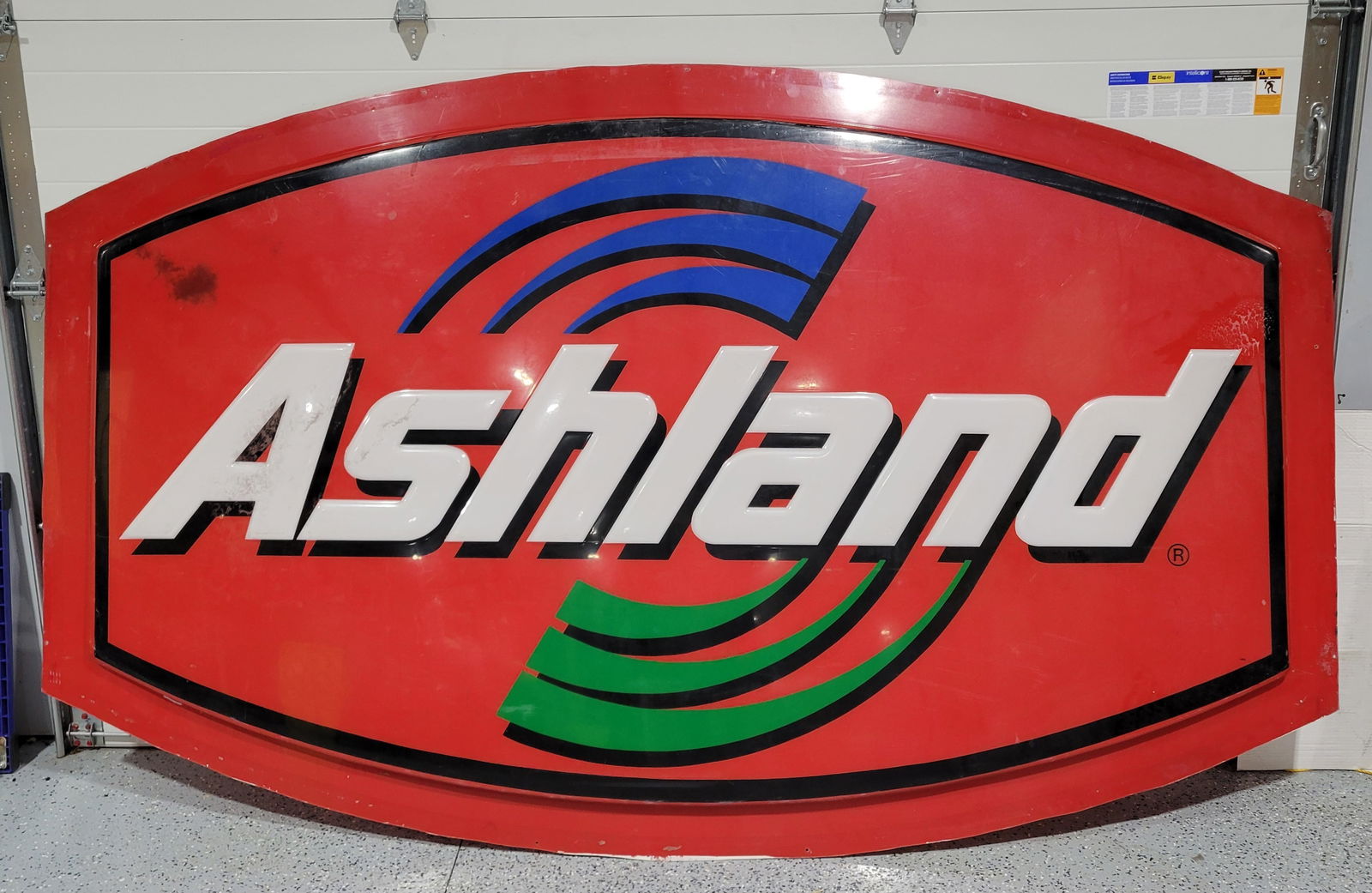 Ashland large plastic sign (1 of 2)