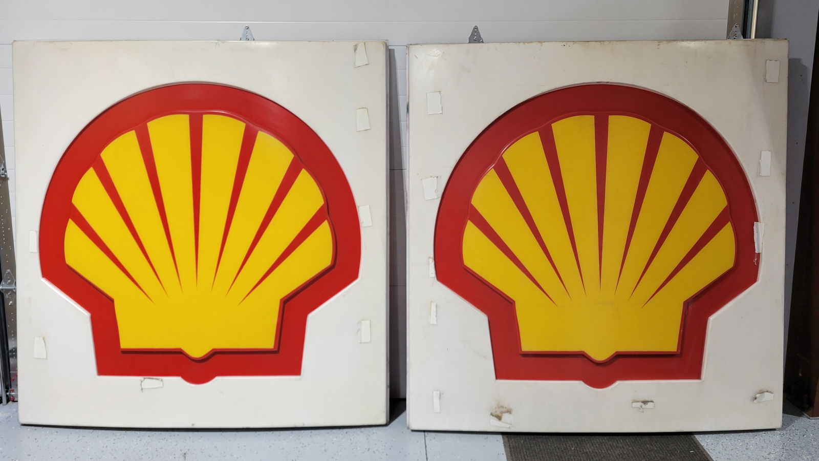 Pair of Shell Sign Skins (1 of 2)
