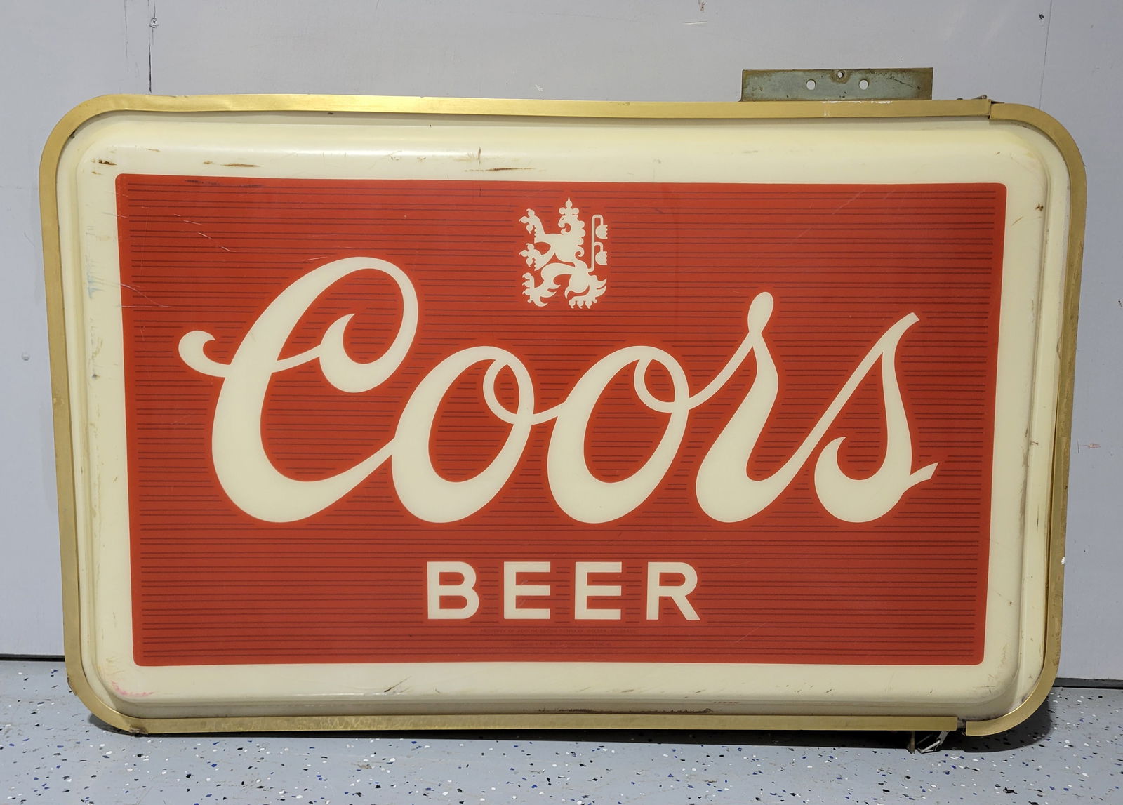 Coors Double Sided Lexan Sign (1 of 2)