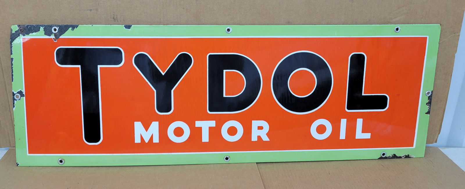 Tydol Motor Oil Single Sided Porcelain Sign (1 of 2)