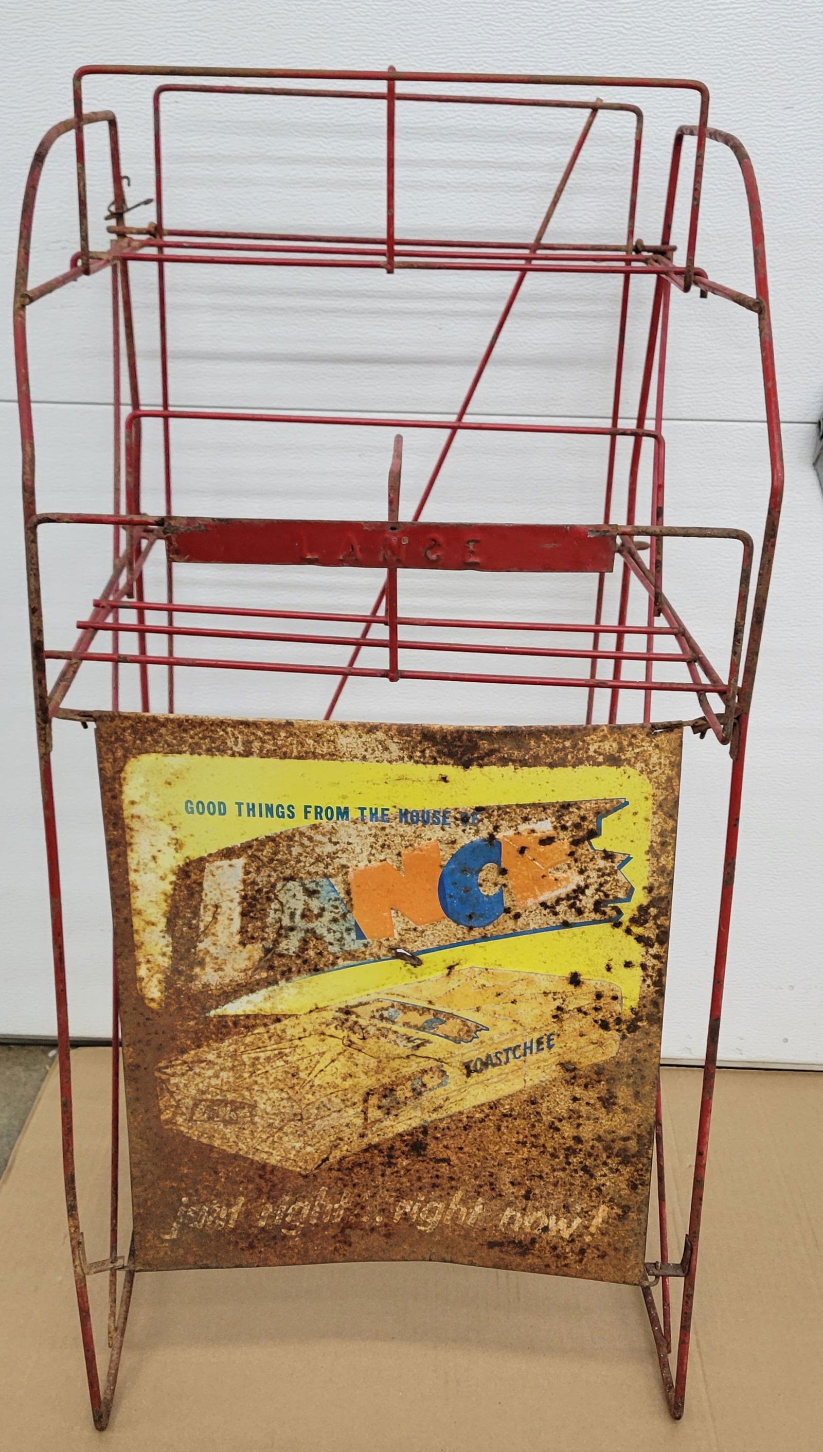 Lance Crackers Display Rack and Sign (1 of 3)