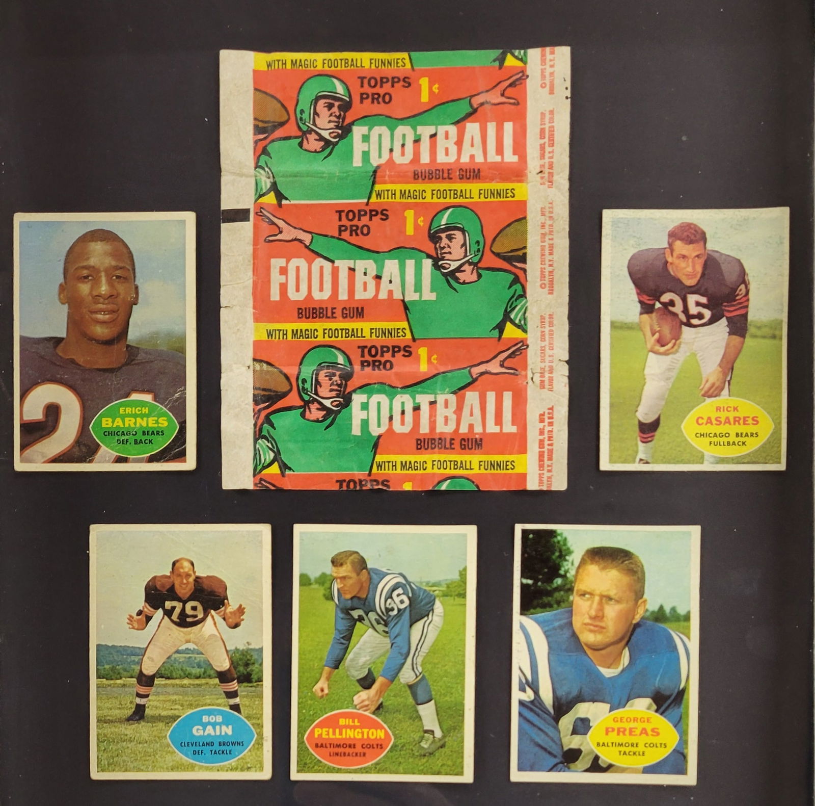 RARE 1960 Topps Repeat Football Wax Pack (1 of 3)