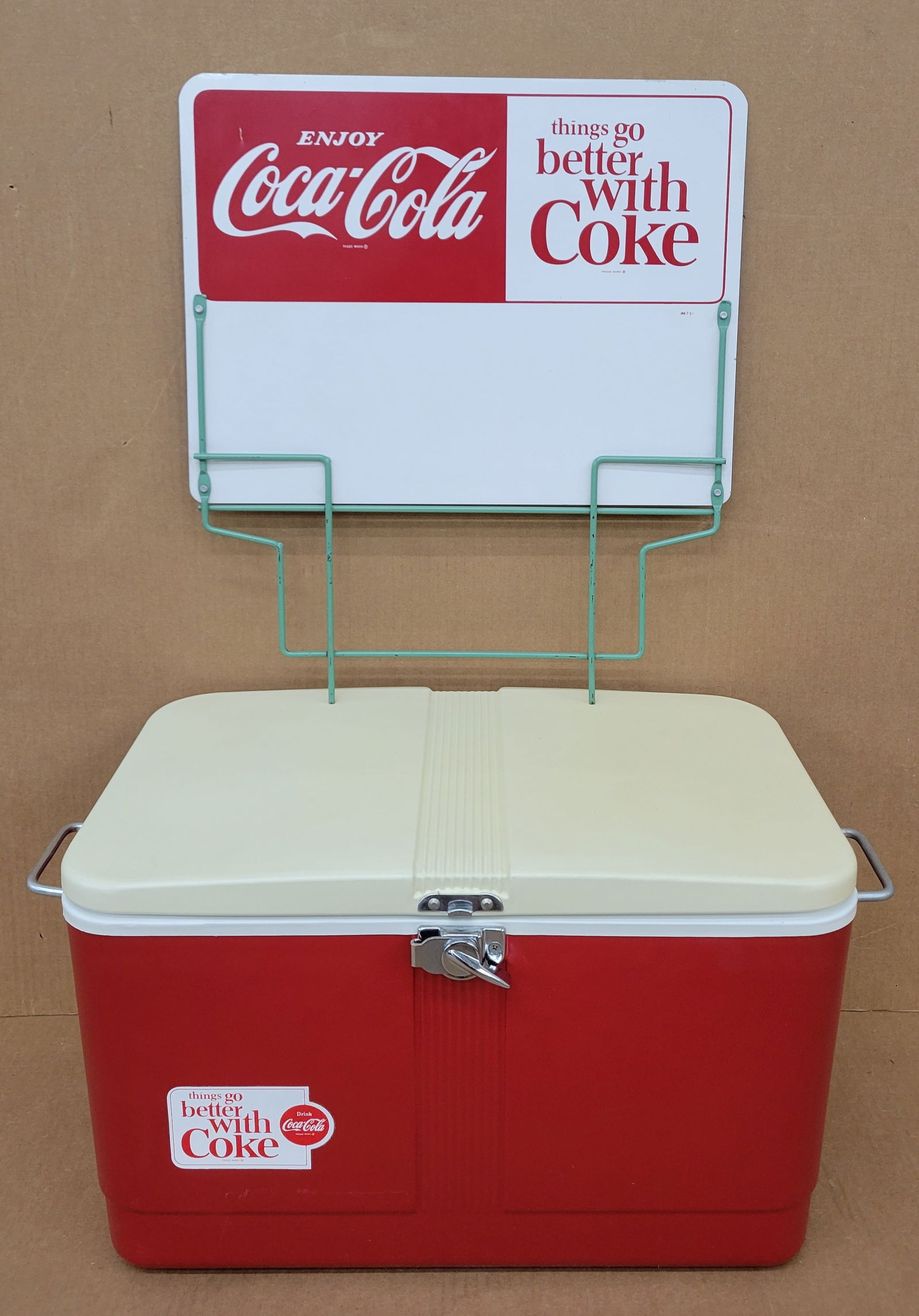 Things Go Better With Coke NOS Cooler and Rack Sign (1 of 6)