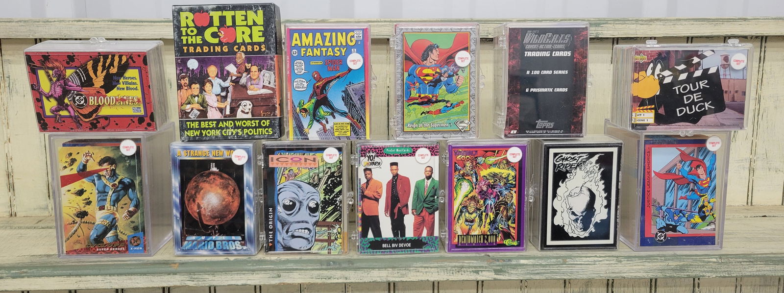 Over 1900 Vintage Trading Cards Including 19 Complete sets and Donald Trump rookie card (1 of 9)