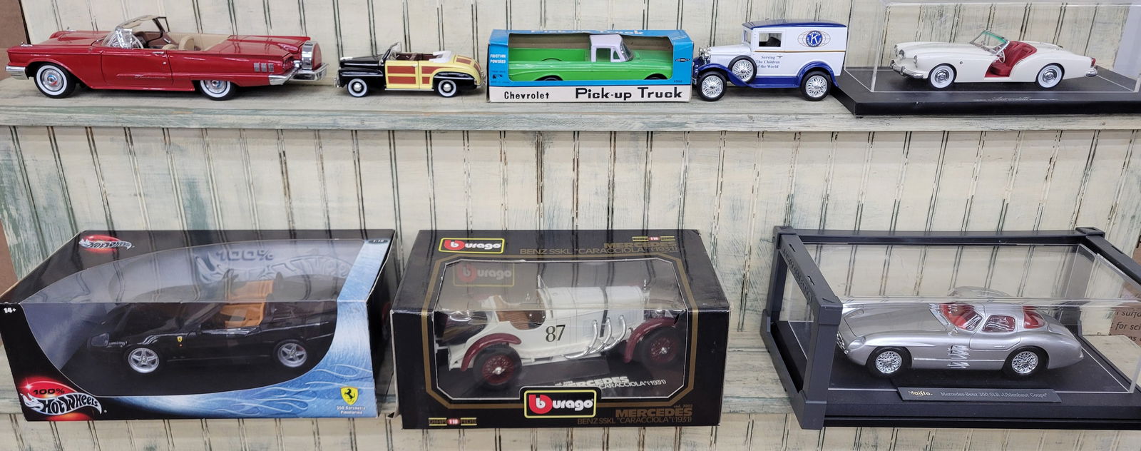 Lot of 7 Die Cast Cars and One Chevrolet Friction Truck (1 of 7)