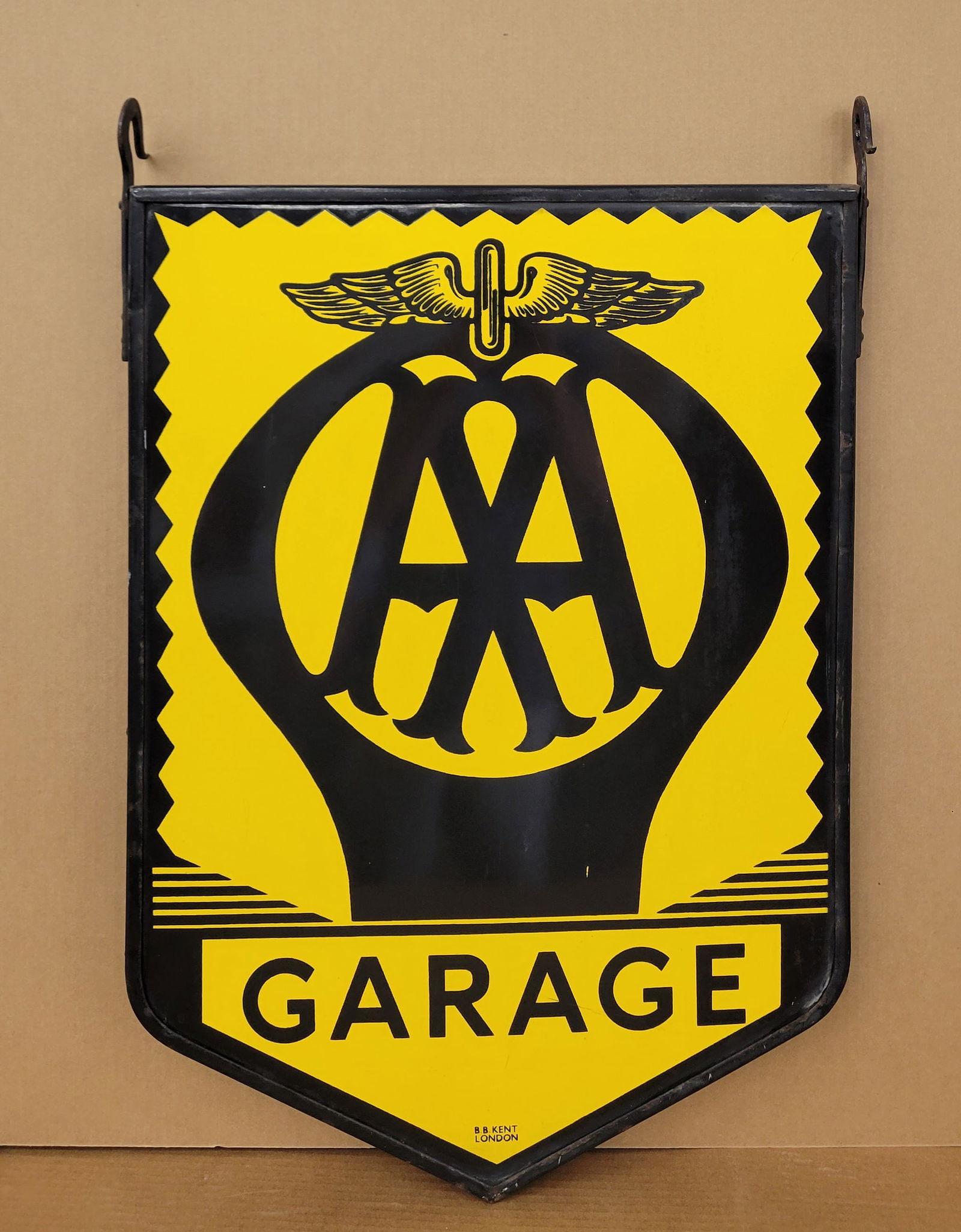 AA Garage Double Sided Porcelain Hanging Sign (1 of 2)