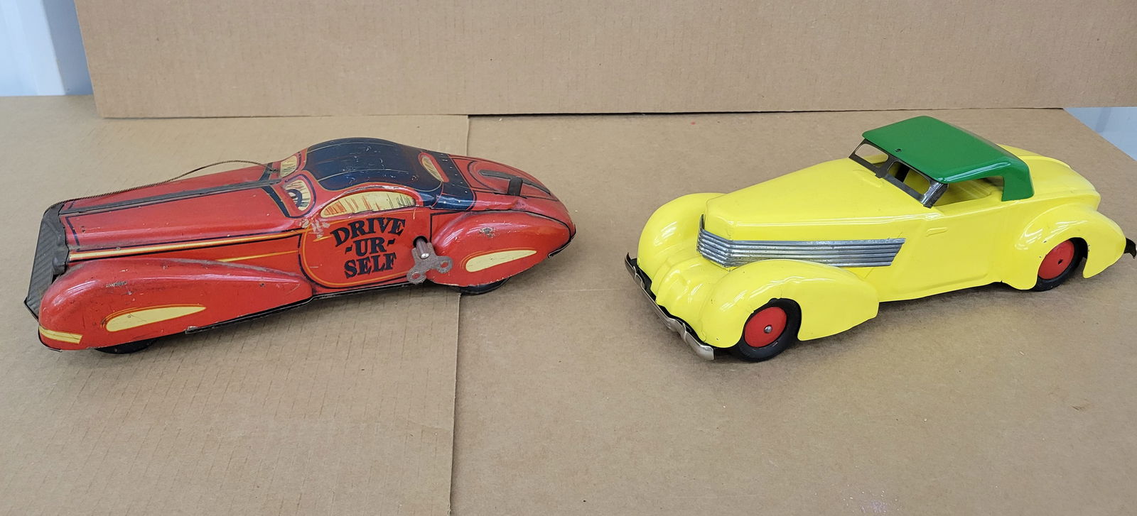 Wyandotte Cord Coupe and Marx Drive Ur Self Streamline Cars (1 of 5)