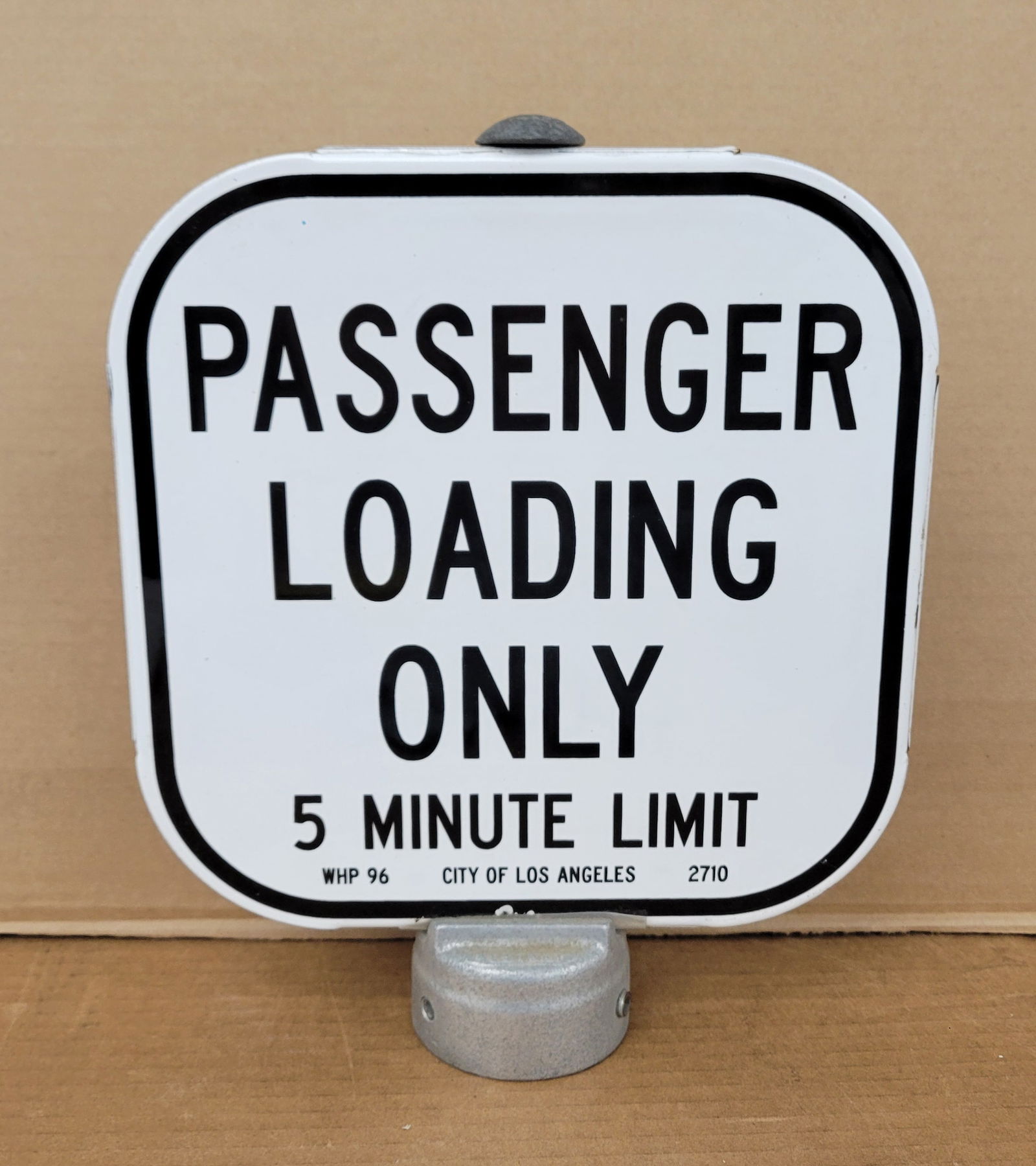 City of Los Angeles Passenger Loading Only Porcelain Sign (1 of 3)