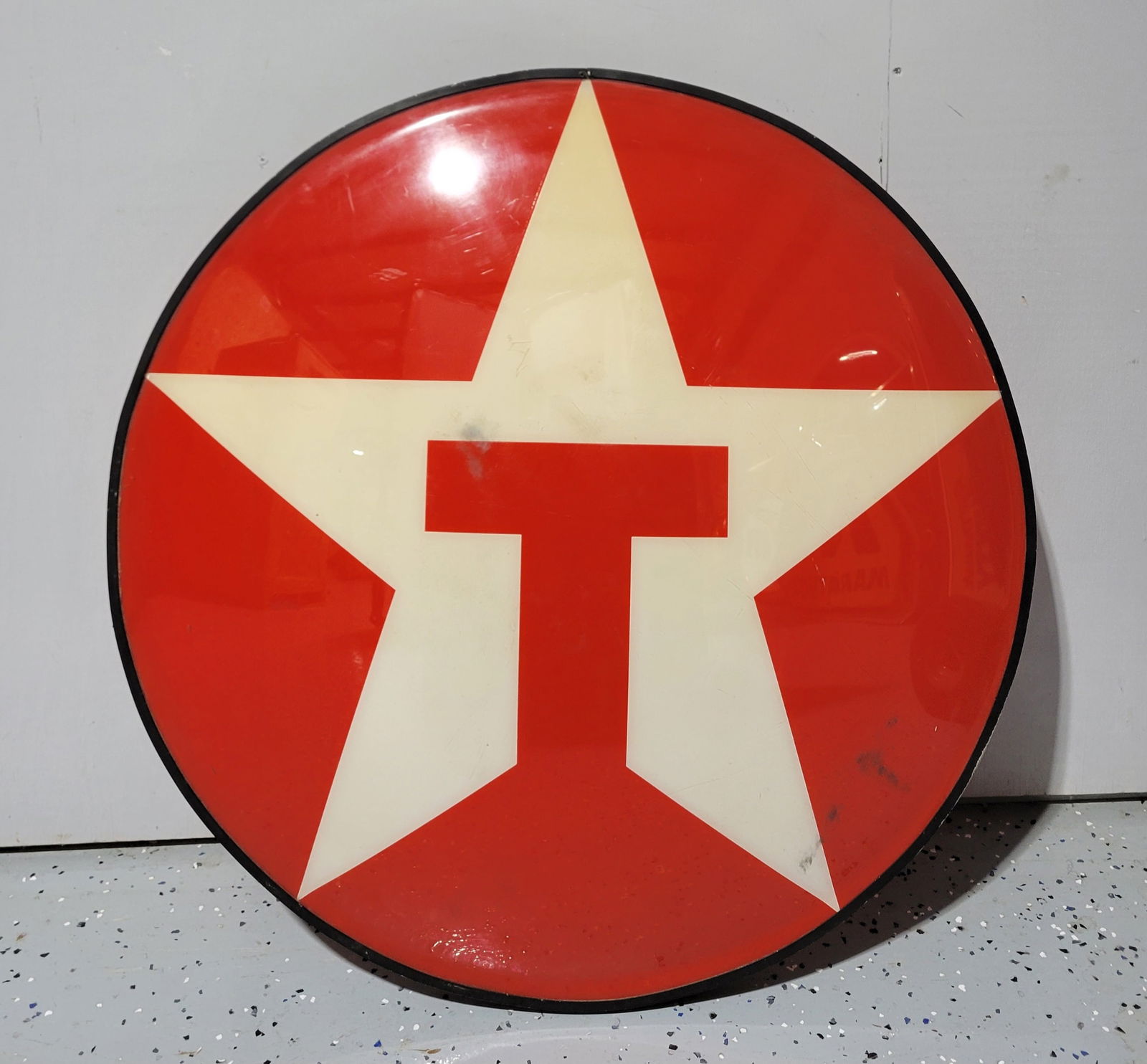 Plastic Texaco Sign (1 of 2)