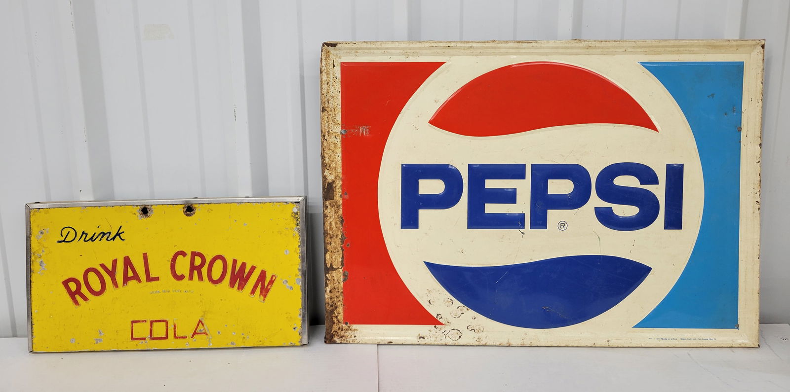 Pepsi and Royal Crown Signs (1 of 2)