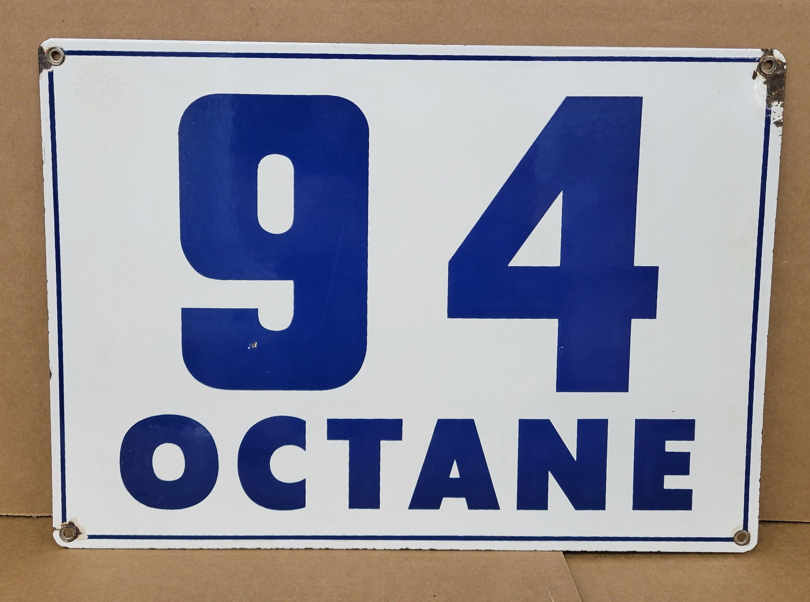 94 Octane Gasoline Single Sided Sign (1 of 2)