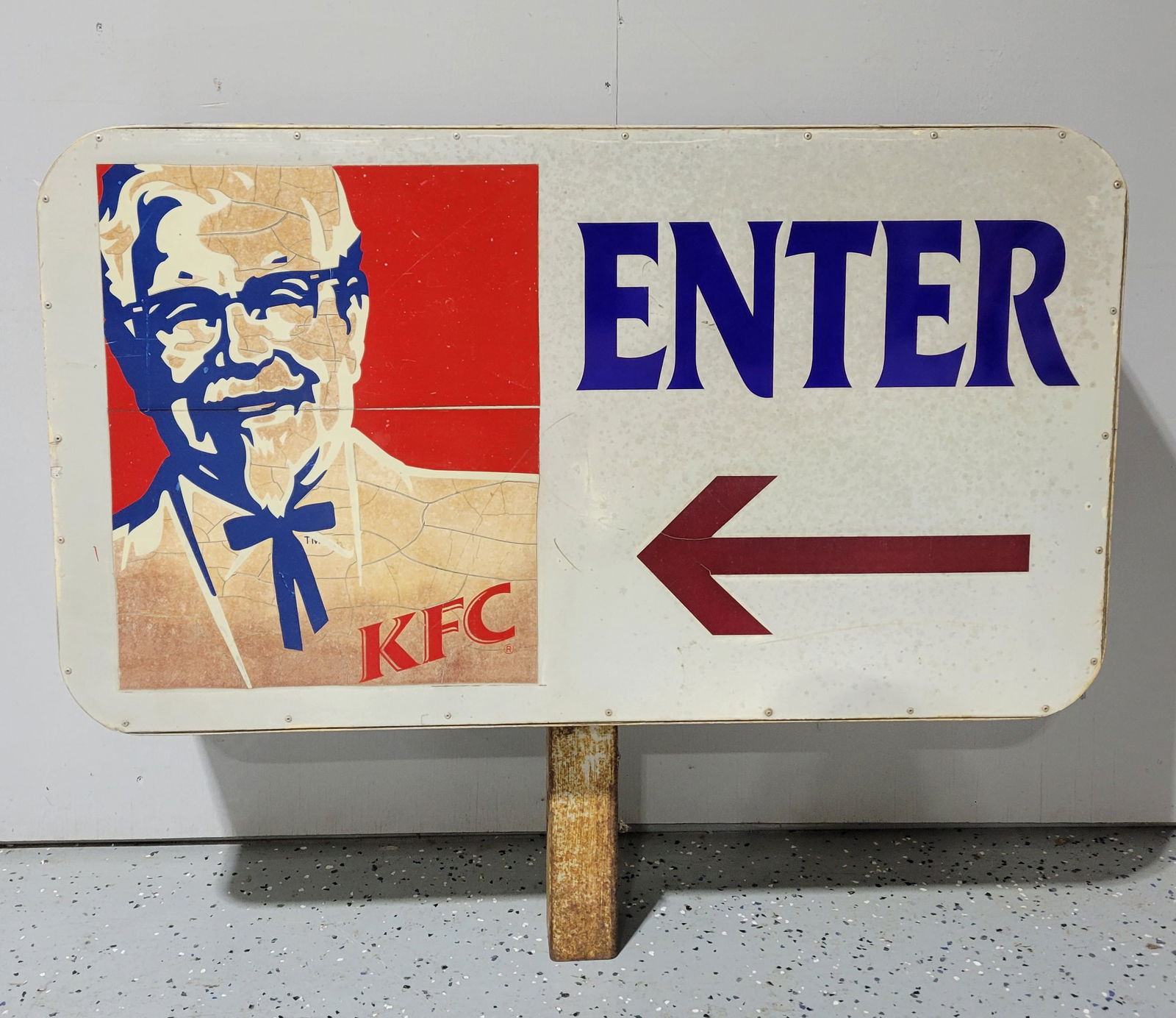 KFC Restaurant ENTER Sign (1 of 2)
