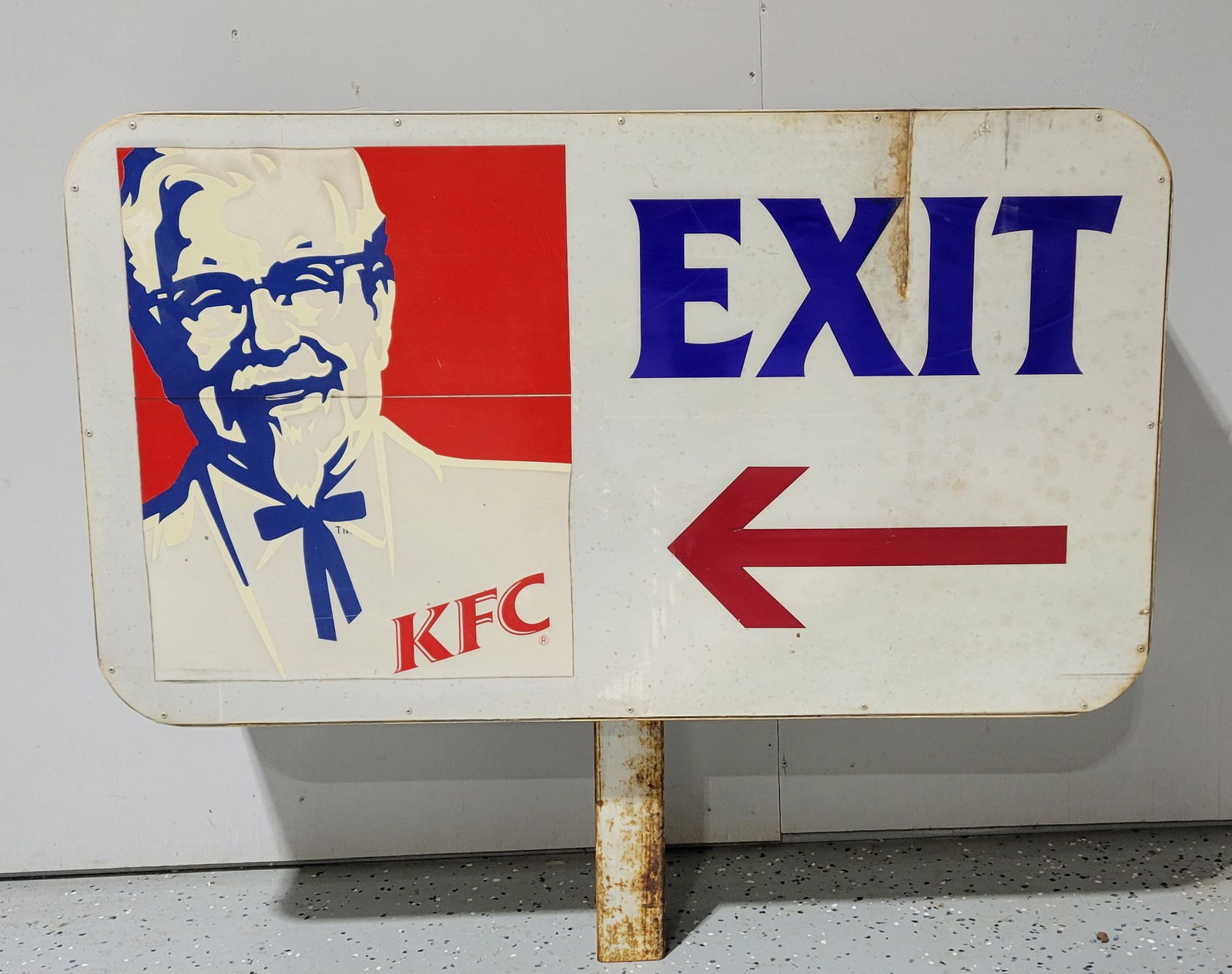 KFC Restaurant Exit Sign (1 of 2)