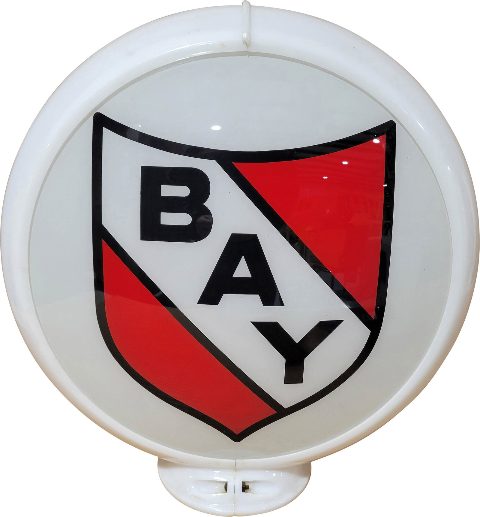 Bay Gasoline 13.5" Complete Capco Body Gas Pump Globe (1 of 3)