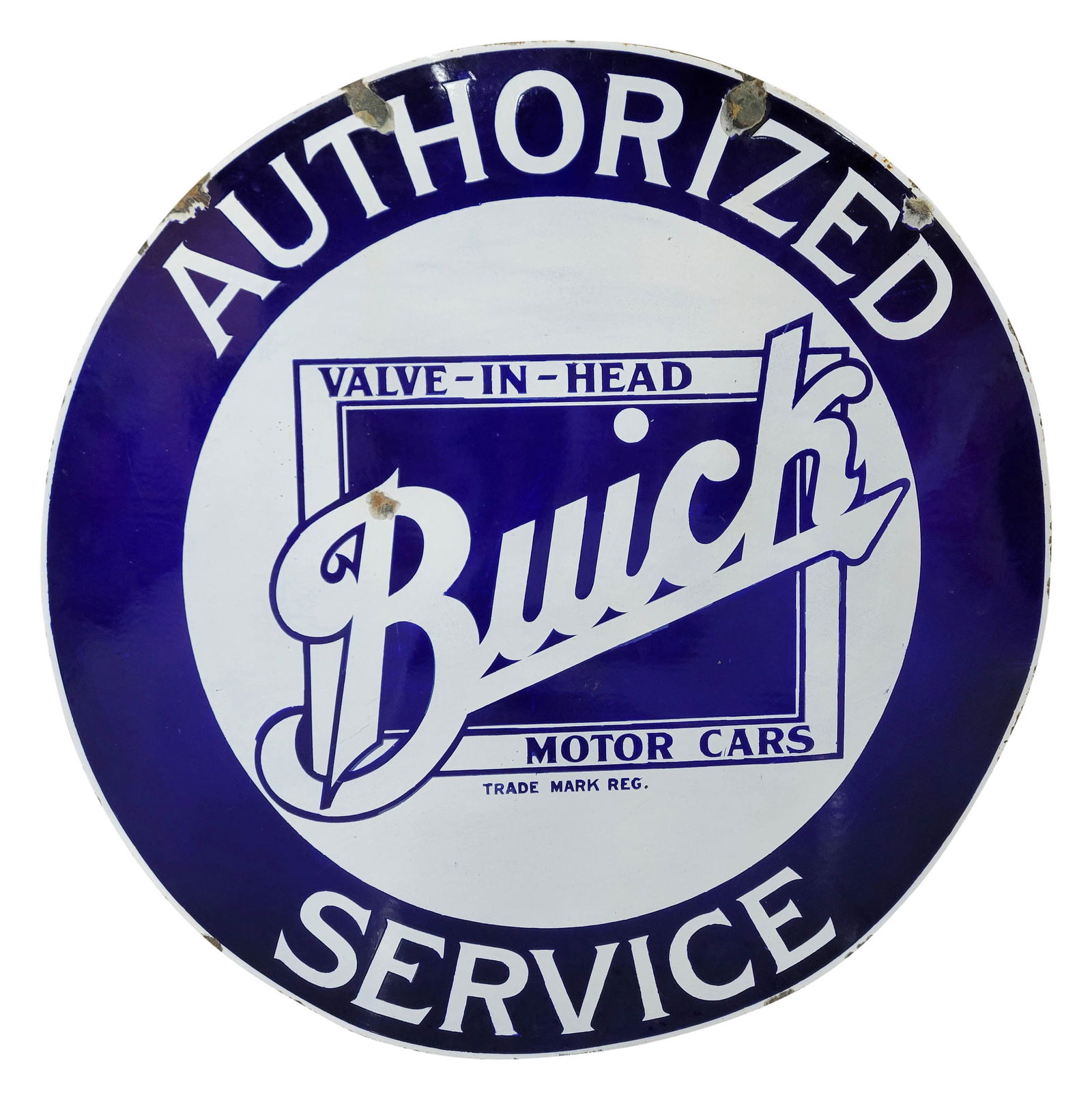 Buick Valve in Head Authorized Service 42" SSP Sign w/ Logo (1 of 2)