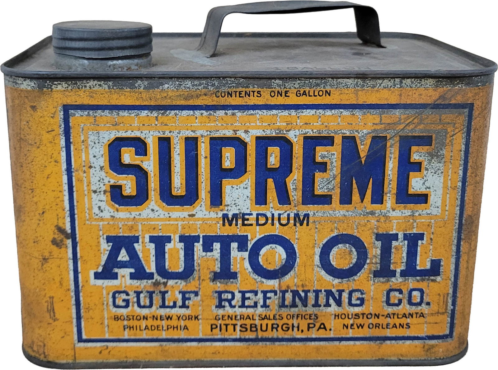 Supreme Auto Oil 1 Gallon Can (1 of 5)