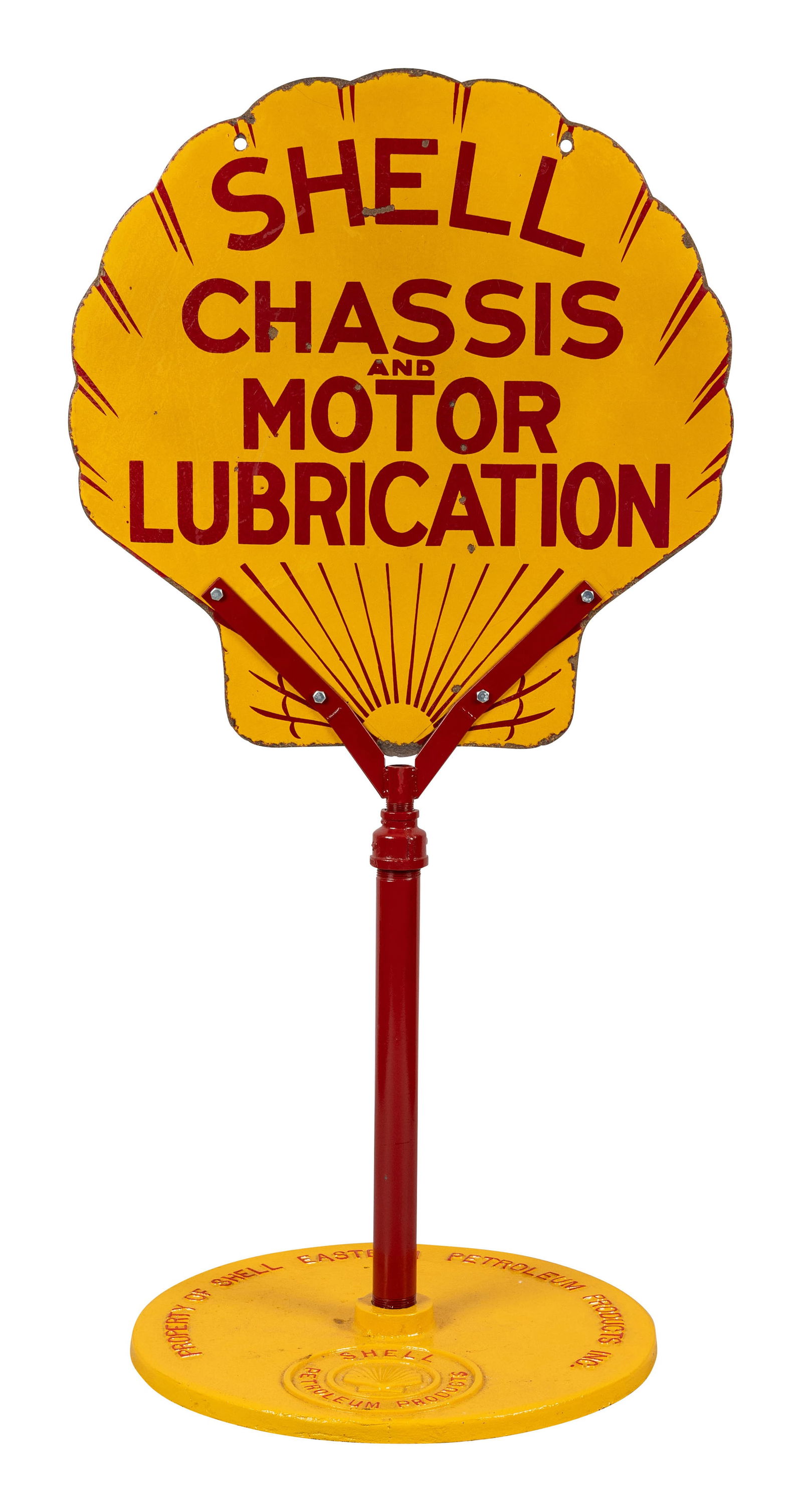 Shell Chassis and Motor Lubrication DSP Curb Sign (1 of 2)