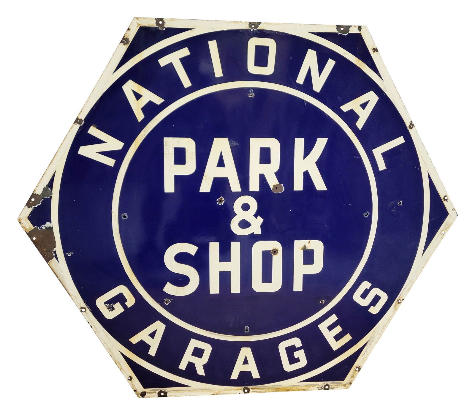 National Garages Park & Shop 65" DSP Sign (1 of 2)