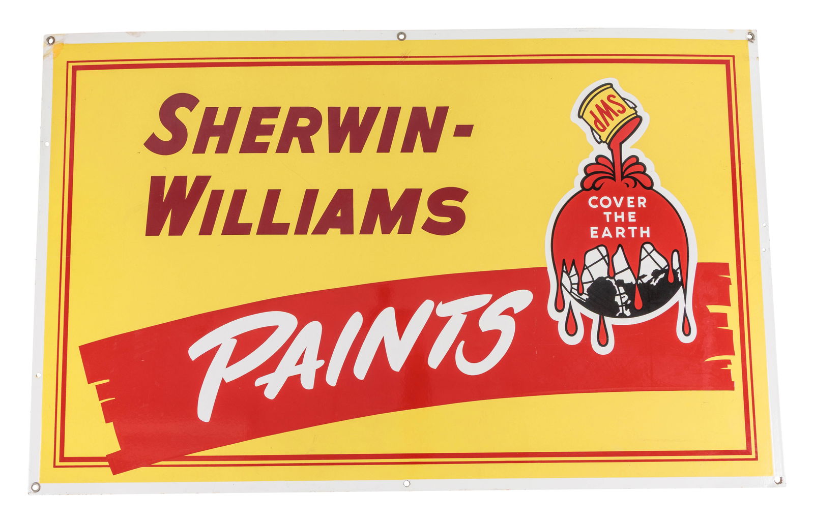 Sherwin Williams Paints 4' SSP Sign w/ Cover the Earth Logo (1 of 2)