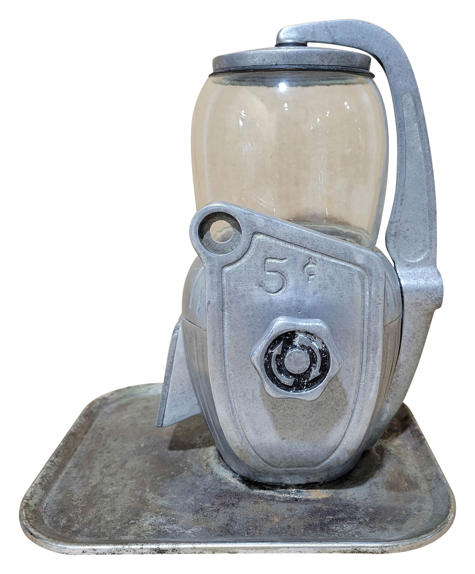 Atlas 5 Cent Peanut/Candy Coin Operated Vending Machine (1 of 4)