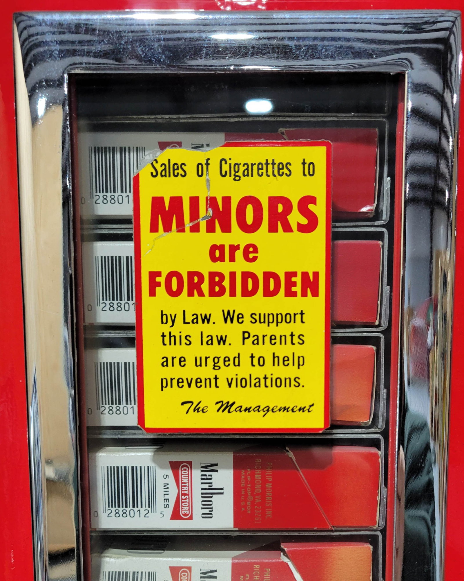 U Select It Coin 25 Cent Operated Cigarette Machine Restored - 2