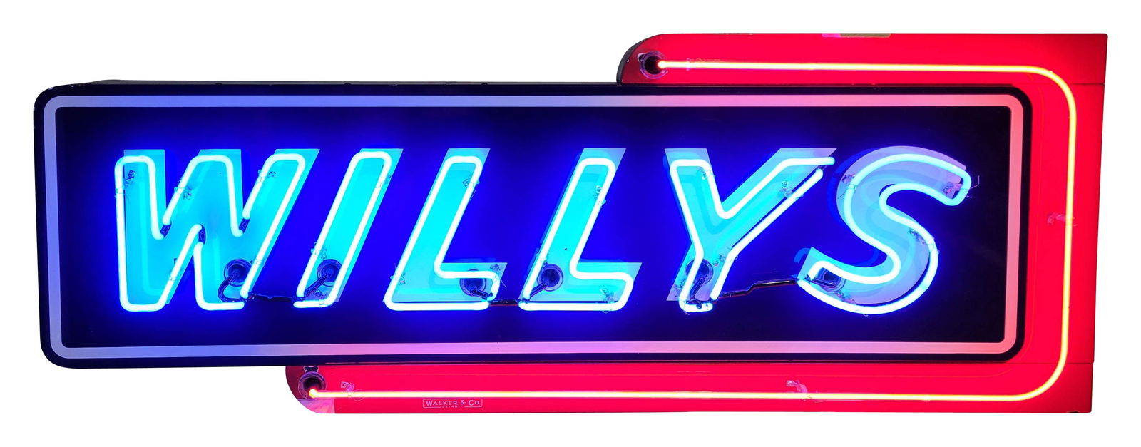 Willys 6' Die Cut SSP Factory Neon Sign (1 of 4)