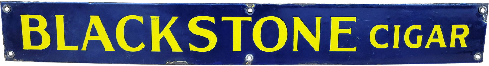 Blackstone Cigar Single Sided Porcelain Sign (1 of 2)
